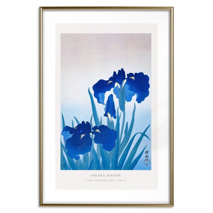 Poster Blue Irises 142834 additionalImage 25