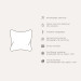 Sammets kudda Elegenat geometry - a minimalist design with imitation marble and gold velour cushions 147034 additionalThumb 4