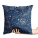 Sammets kudda Starry sky - abstract blue motif with gold accents 147134 additionalThumb 3