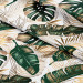 Cortina Elegance of leaves - composition in shades of green and gold 147234 additionalThumb 3