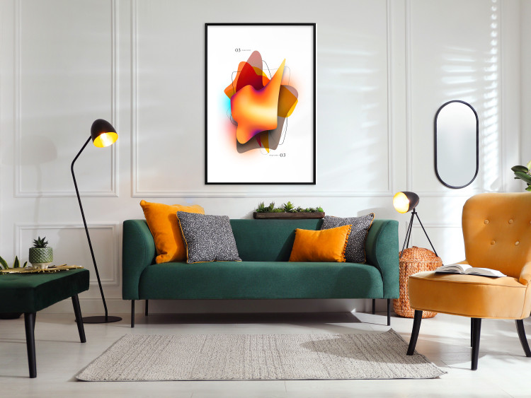 Poster Abstraction - Shapes in Juicy Colors on a Light Background 149734 additionalImage 14