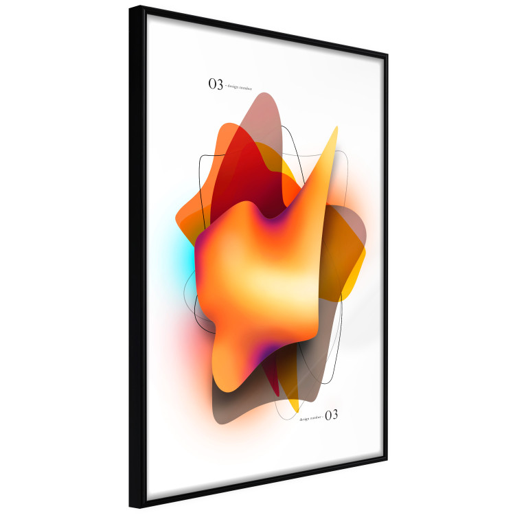 Poster Abstraction - Shapes in Juicy Colors on a Light Background 149734 additionalImage 5