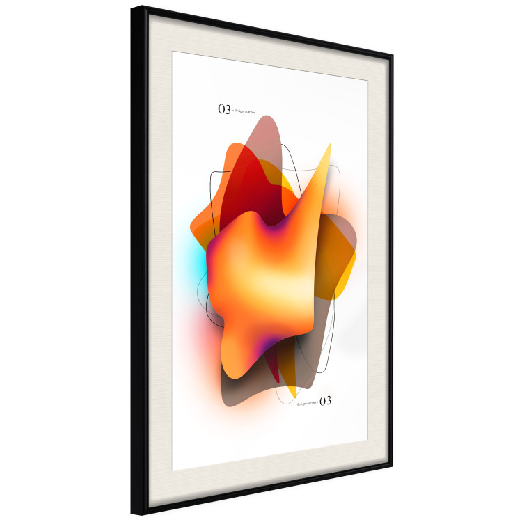 Poster Abstraction - Shapes in Juicy Colors on a Light Background 149734 additionalImage 9