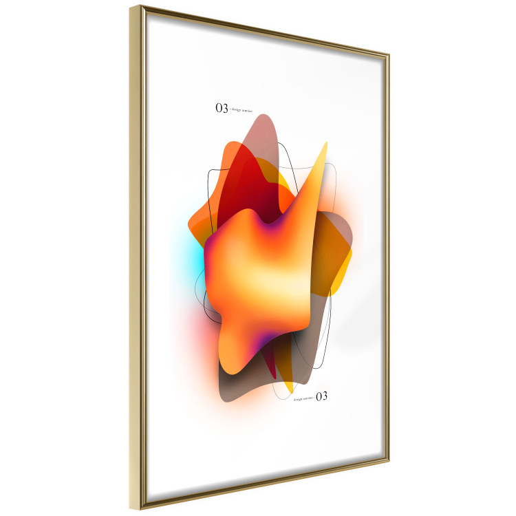 Poster Abstraction - Shapes in Juicy Colors on a Light Background 149734 additionalImage 8