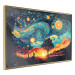 Póster Sunrise - A Vivid Landscape Inspired by the Works of Van Gogh 151134 additionalThumb 4