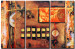 Toile murale Chambre abstraite 48034