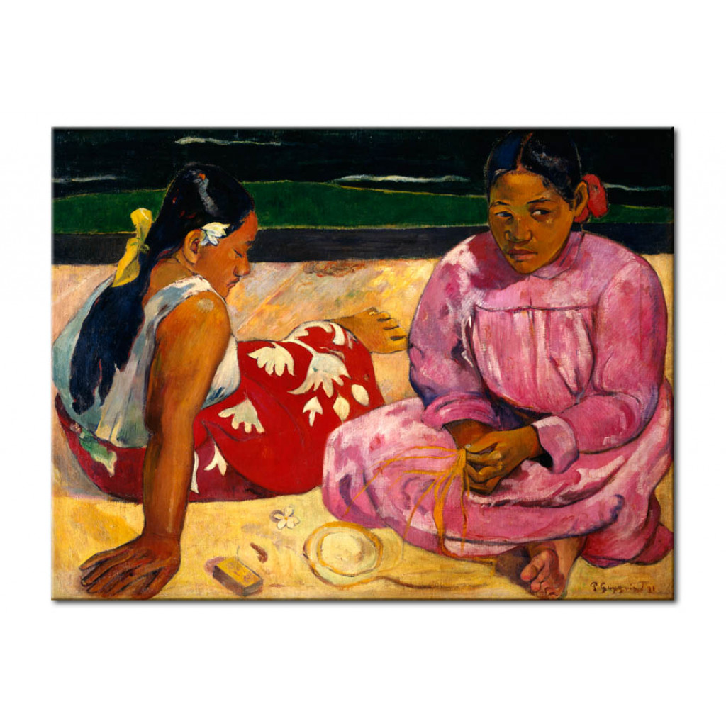 Schilderij  Paul Gauguin: Women In Tahiti