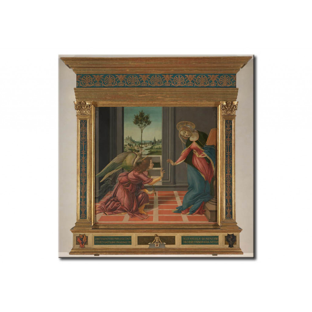 Schilderij  Sandro Botticelli: Annunciation To Mary