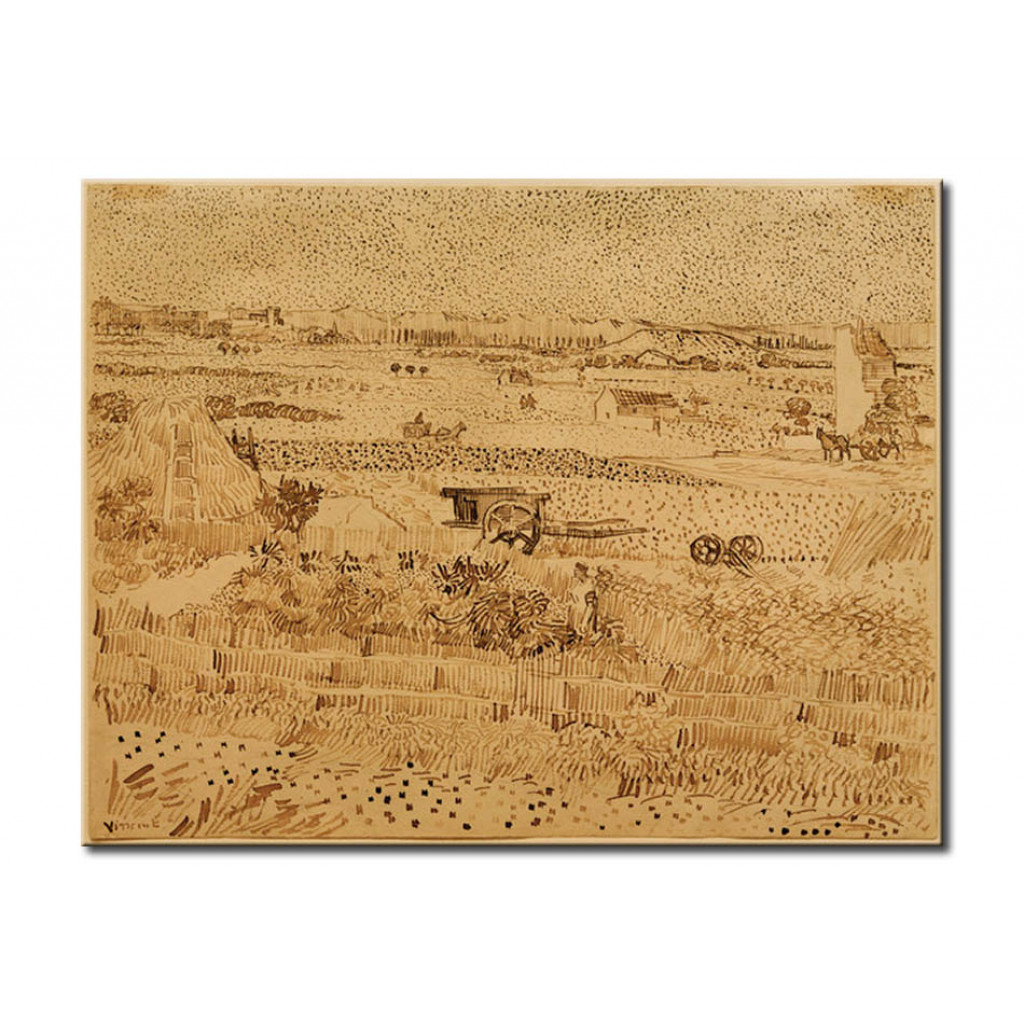 Reprodukcja Obrazu Harvest-The Plain Of La Crau