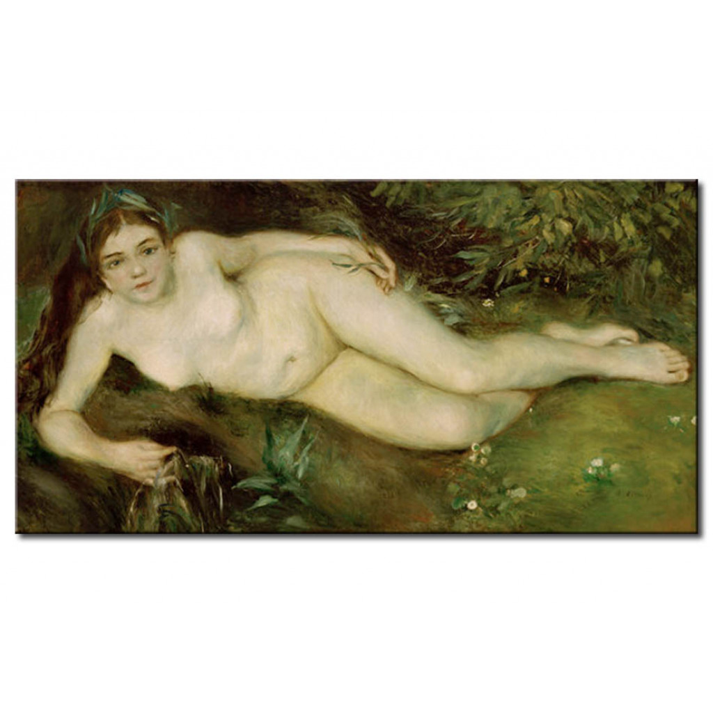 Schilderij  Pierre-Auguste Renoir: Nymphe An Einem Bach