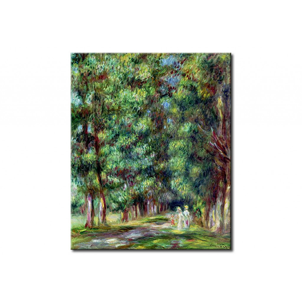 Schilderij  Pierre-Auguste Renoir: Path In A Wood