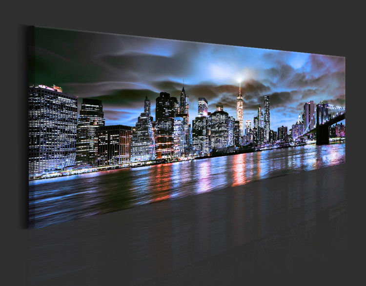 Obraz na szkle NYC: Miejska latarnia [Glass] 93034 additionalImage 4