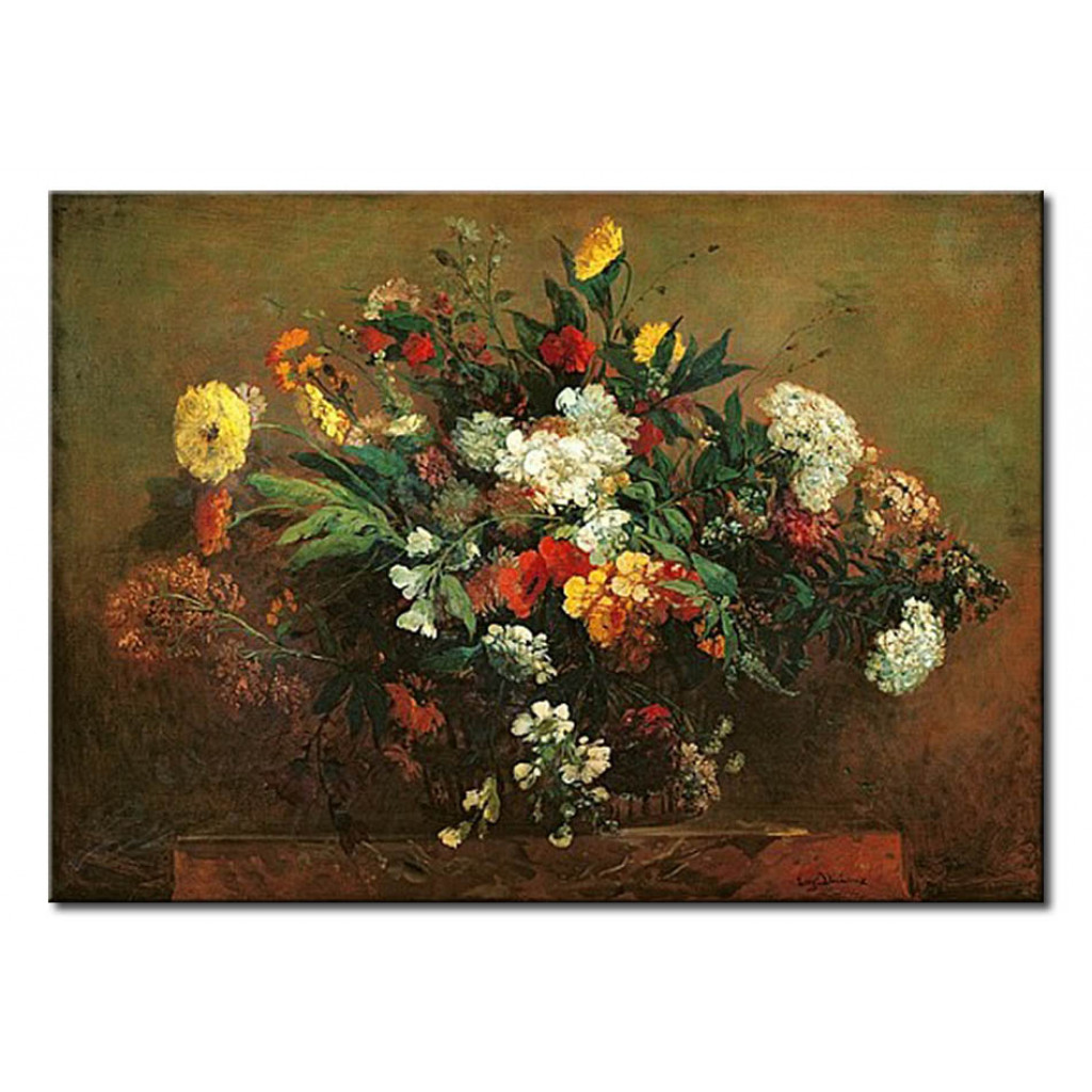 Schilderij  Eugène Delacroix: Flowers