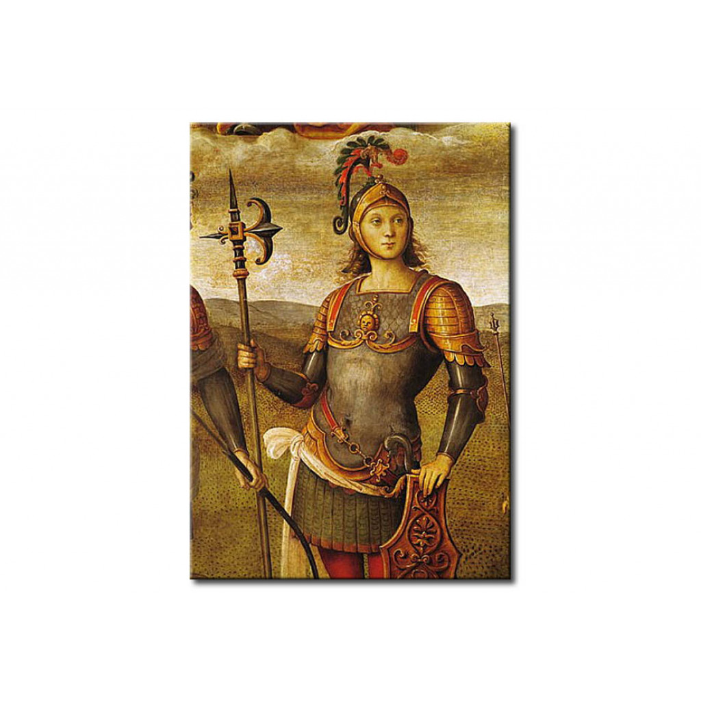 Schilderij  Pietro Perugino: Horatius Cocles, From The Sala Dell'Udienza