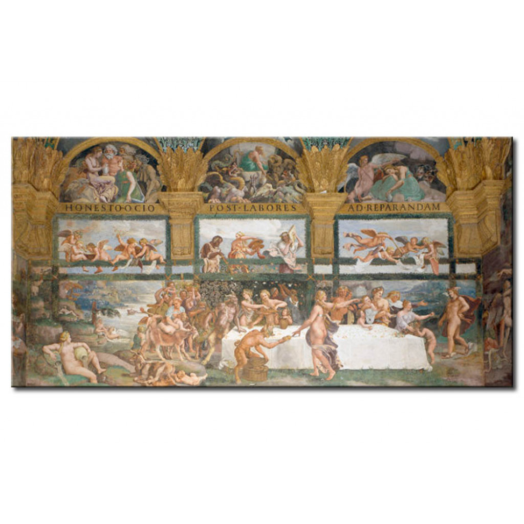 Schilderij  Giulio Romano: The Feast Of The Gods