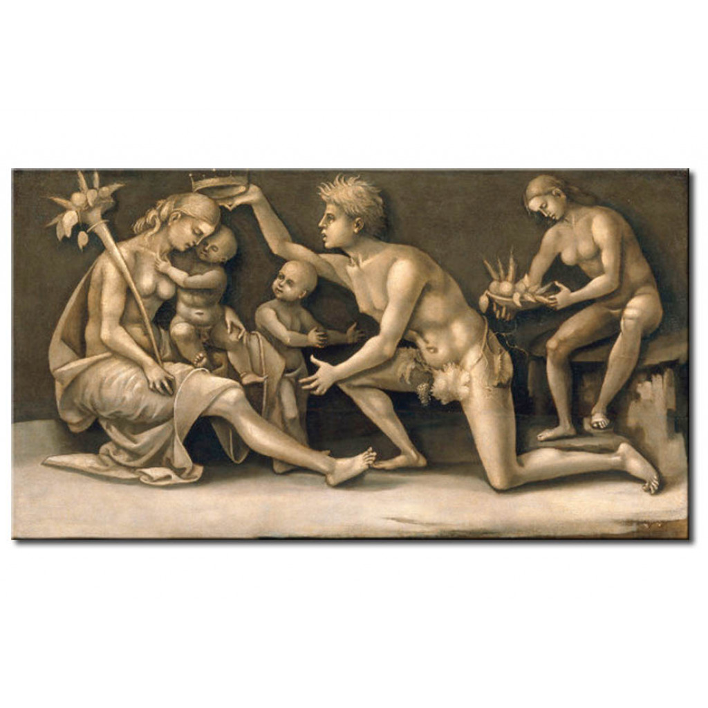 Schilderij  Luca Signorelli: Allegory Of Fertility And Abundance