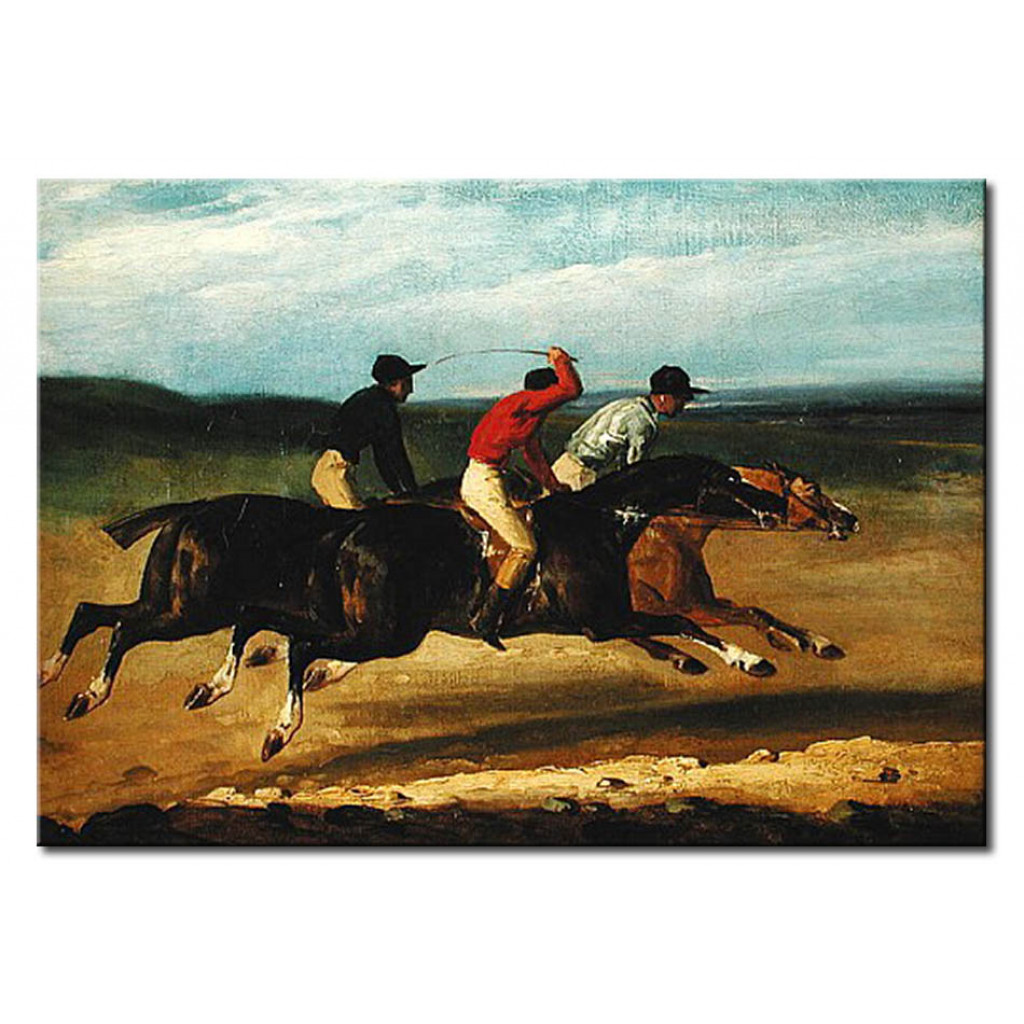 Schilderij  Théodore Géricault: The Horse Race