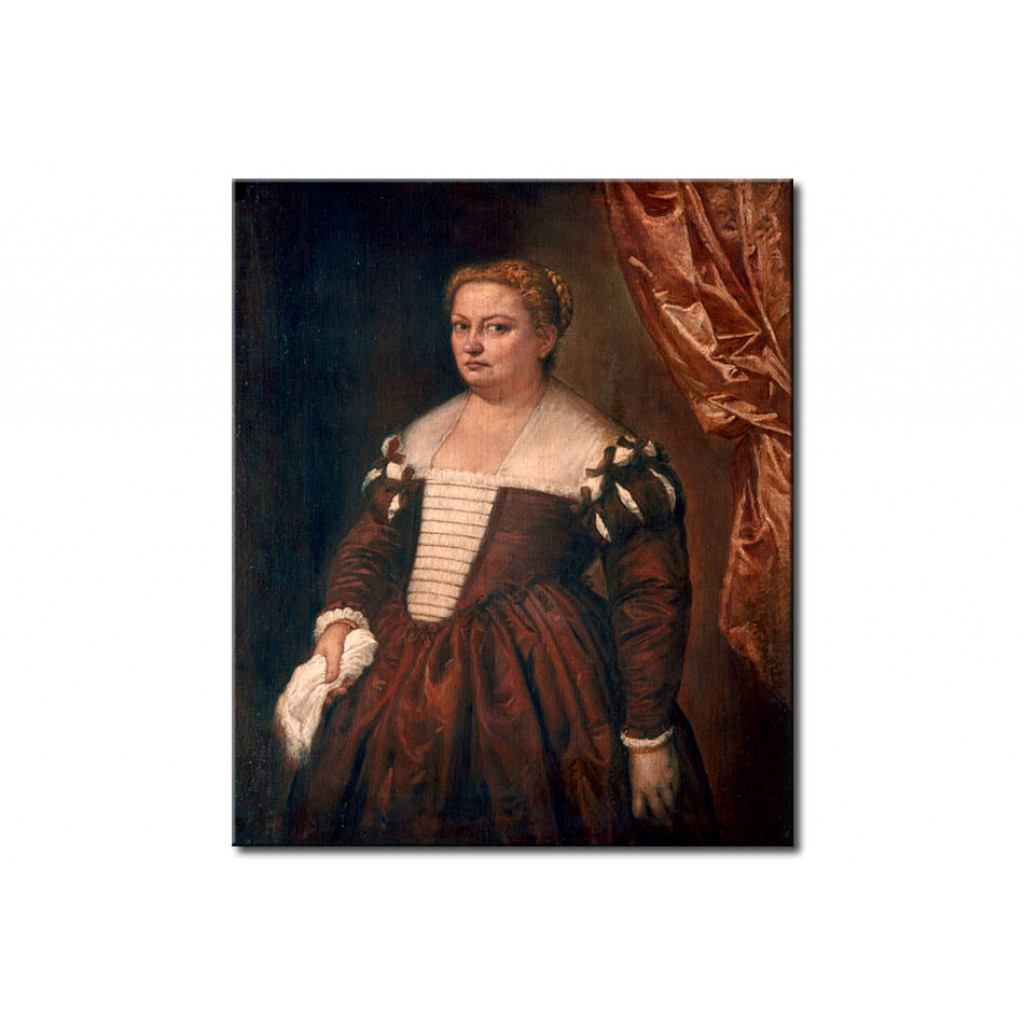 Schilderij  Paolo Veronese: Portrait Of A Lady