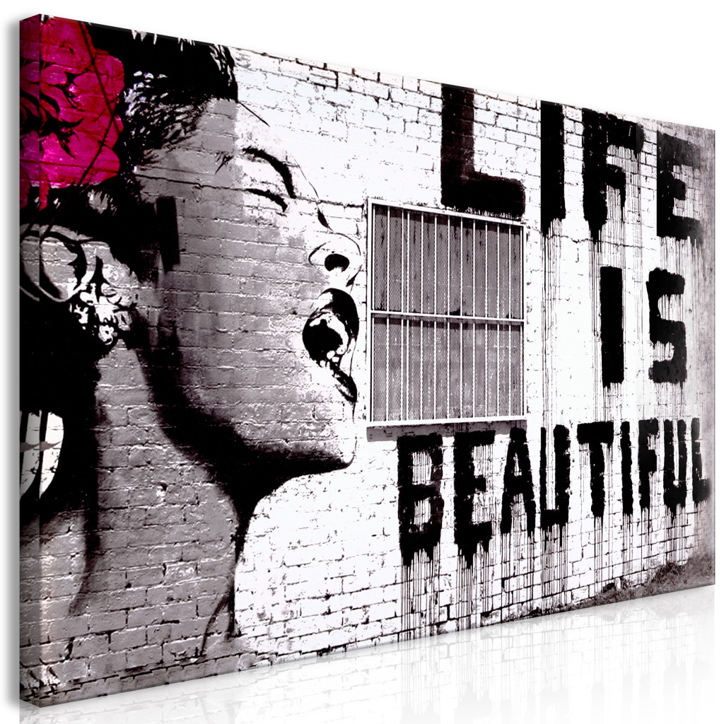 Duży Obraz XXL Banksy: Życie Jest Piękne II [Large Format]