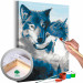 Paint by Number Kit Wolves in Love 131444