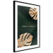 Wall Poster Mystical Monstera - Decorated Exotic Leaves on a Dark Green Background 149244 additionalThumb 8