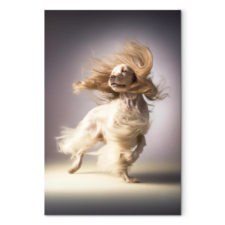 Canvastavla AI Dog Cocker Spaniel - Long-Haired Animal in the Wind - Vertical 150244 additionalImage 7