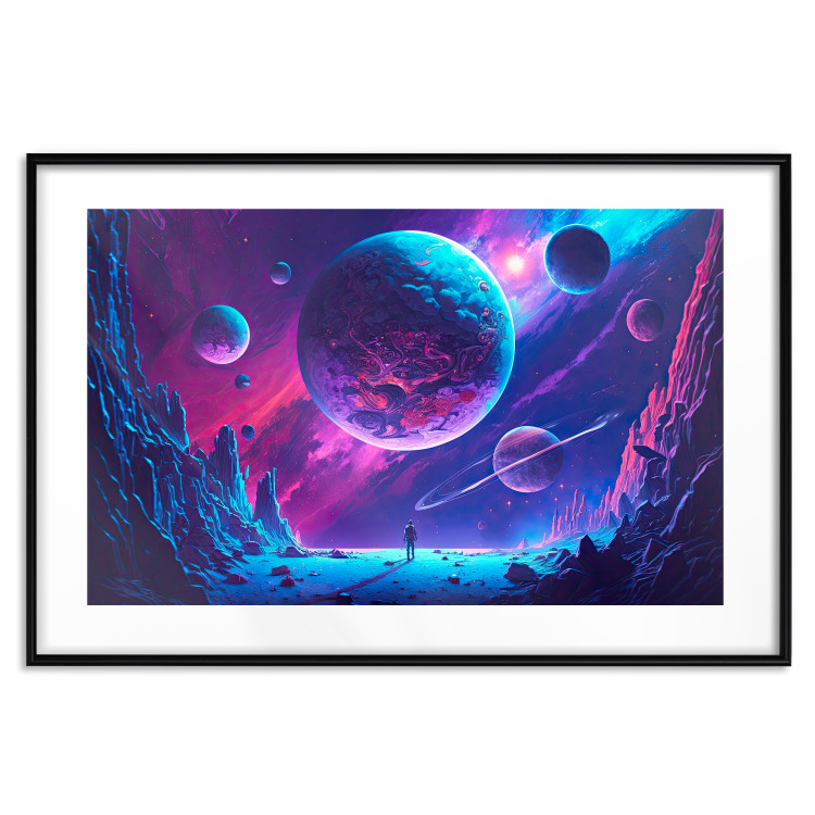 Poster Galactic Explorer - Rocky Planet in Space 150644 additionalImage 23