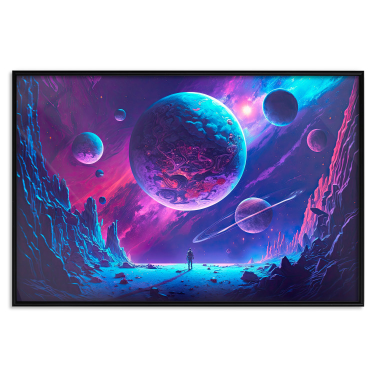 Wandposter Galactic Explorer - Rocky Planet in Space 150644 additionalImage 22