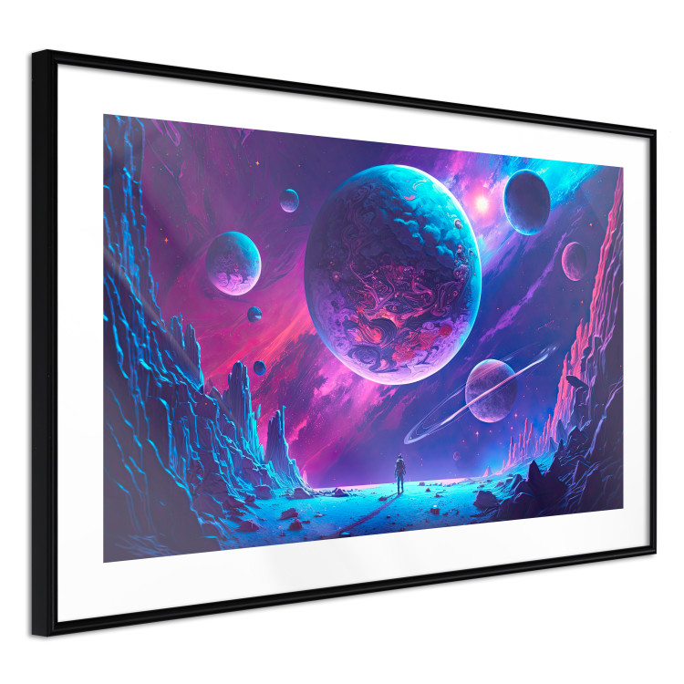 Wandposter Galactic Explorer - Rocky Planet in Space 150644 additionalImage 7