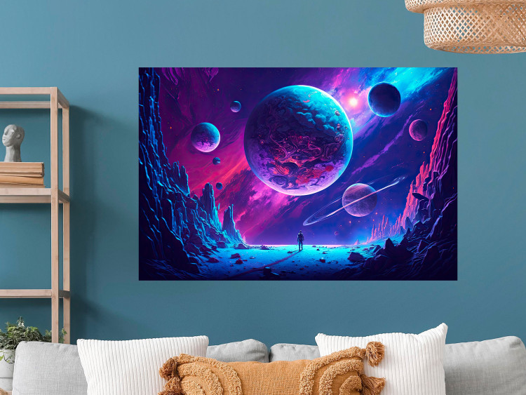 Wandposter Galactic Explorer - Rocky Planet in Space 150644 additionalImage 10