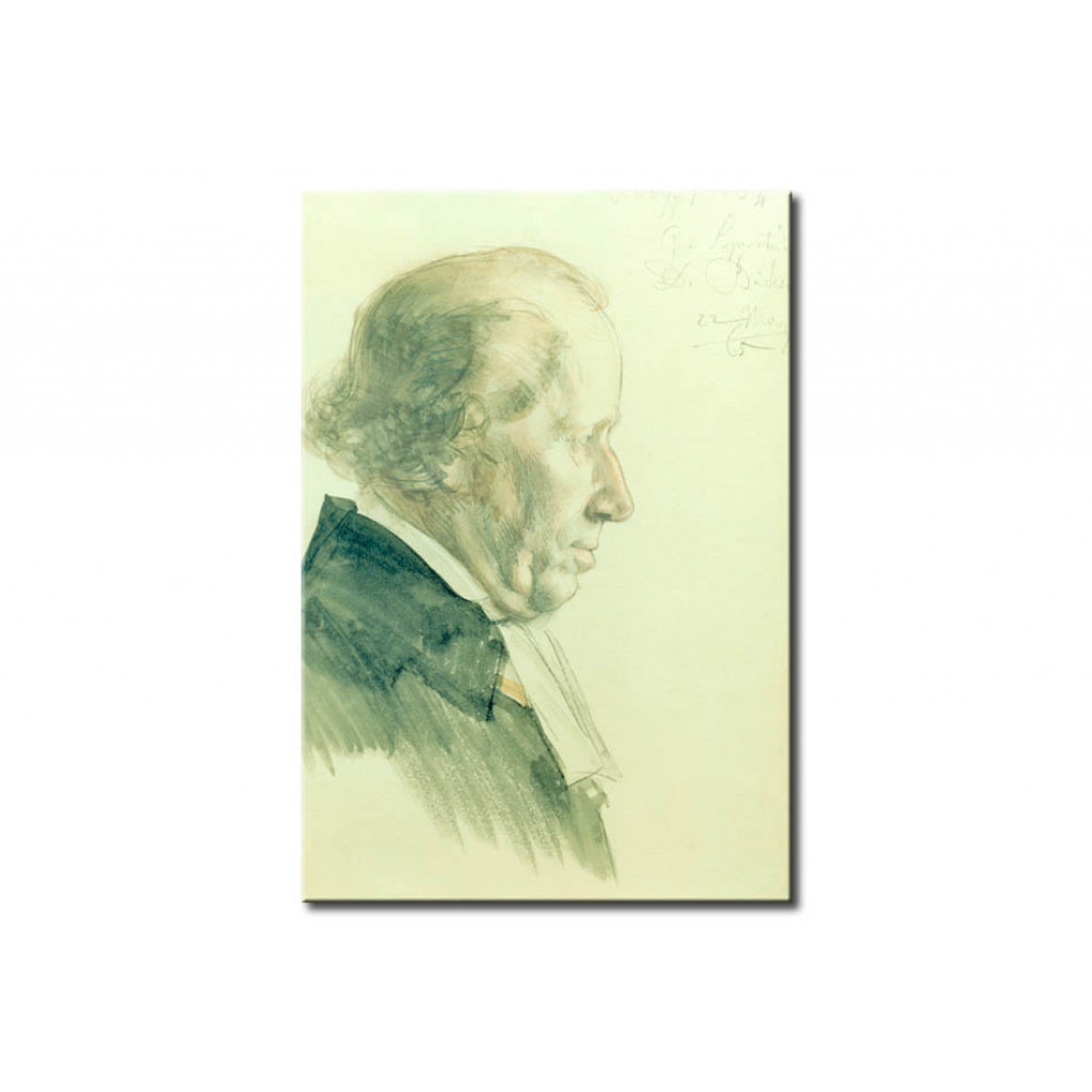 Schilderij  Adolph Von Menzel: General-Superintendent Dr. C. Büchsel