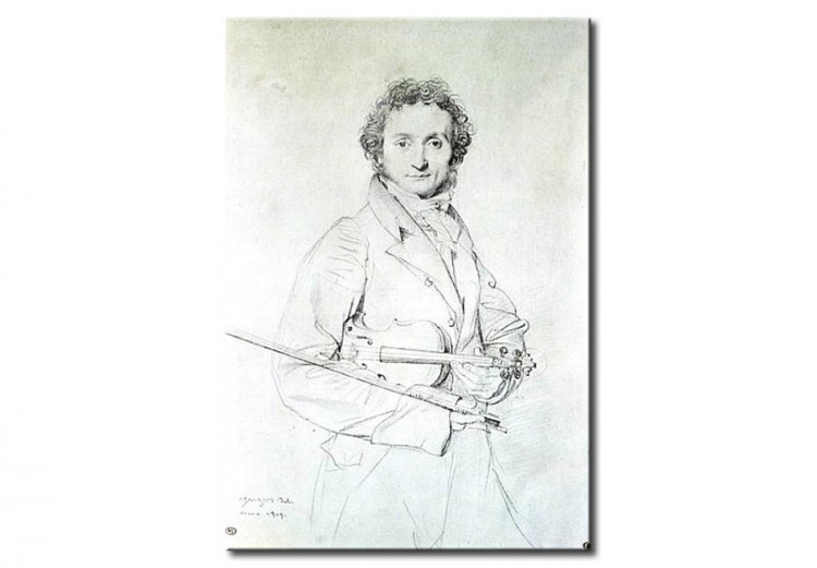 Wandbild Porträt von Niccolo Paganini 51844