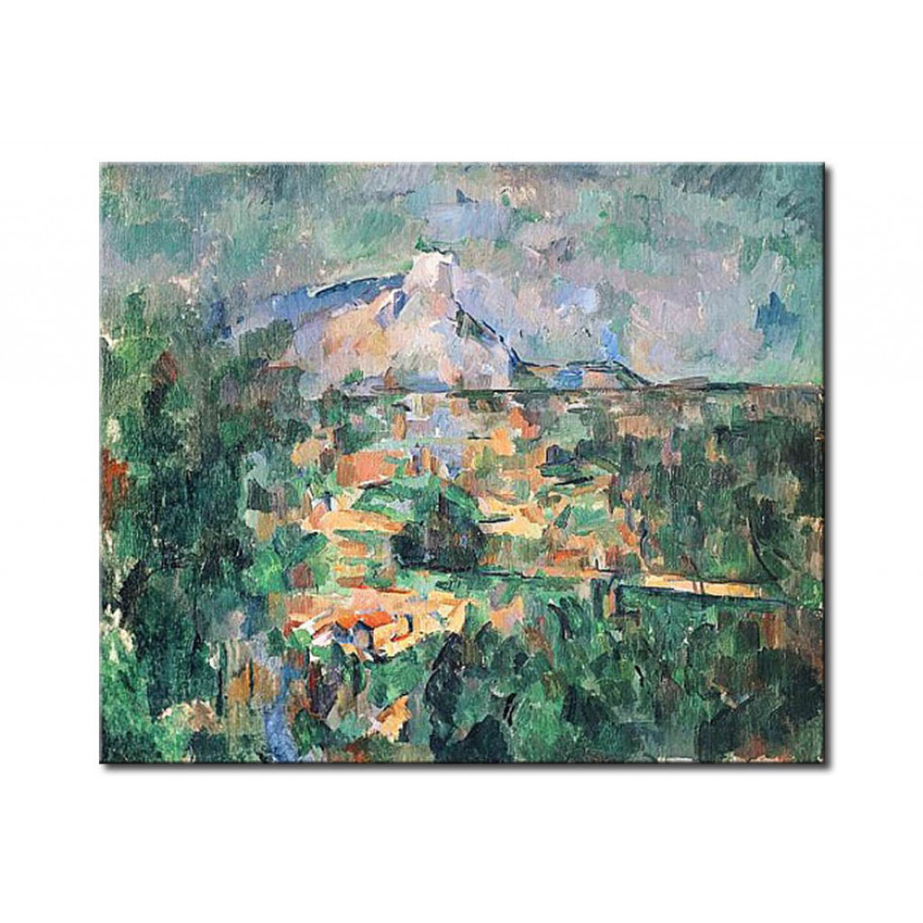 Schilderij  Paul Cézanne: Montagne Sainte-Victoire From Lauves