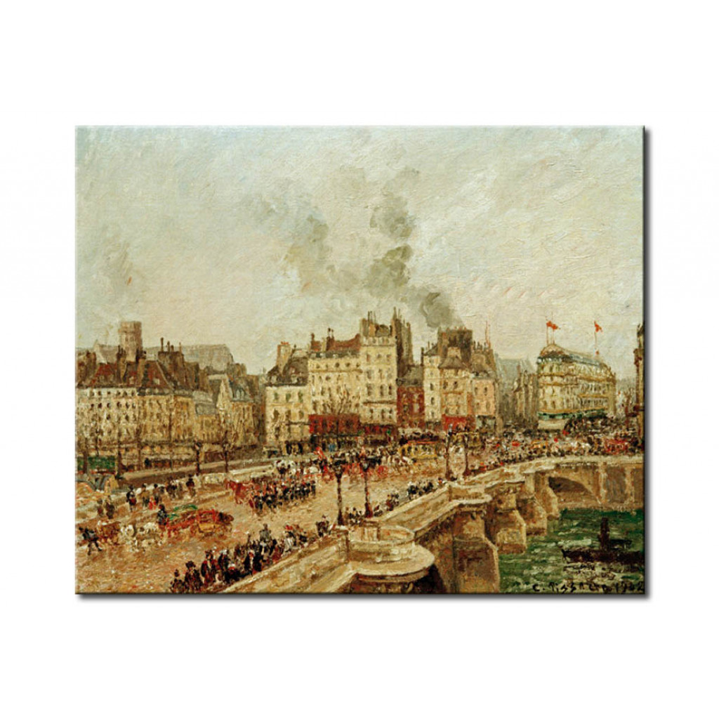 Schilderij  Camille Pissarro: Le Pont Neuf