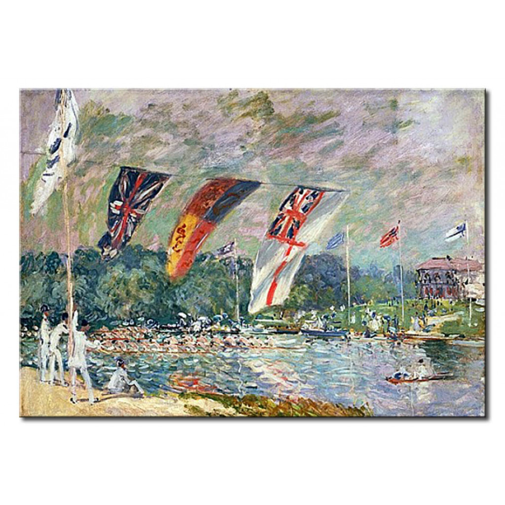Schilderij  Alfred Sisley: Regatta At Molesey