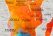 Tablero decorativo en corcho Multicolored Travels [Cork Map] 92244 additionalThumb 6