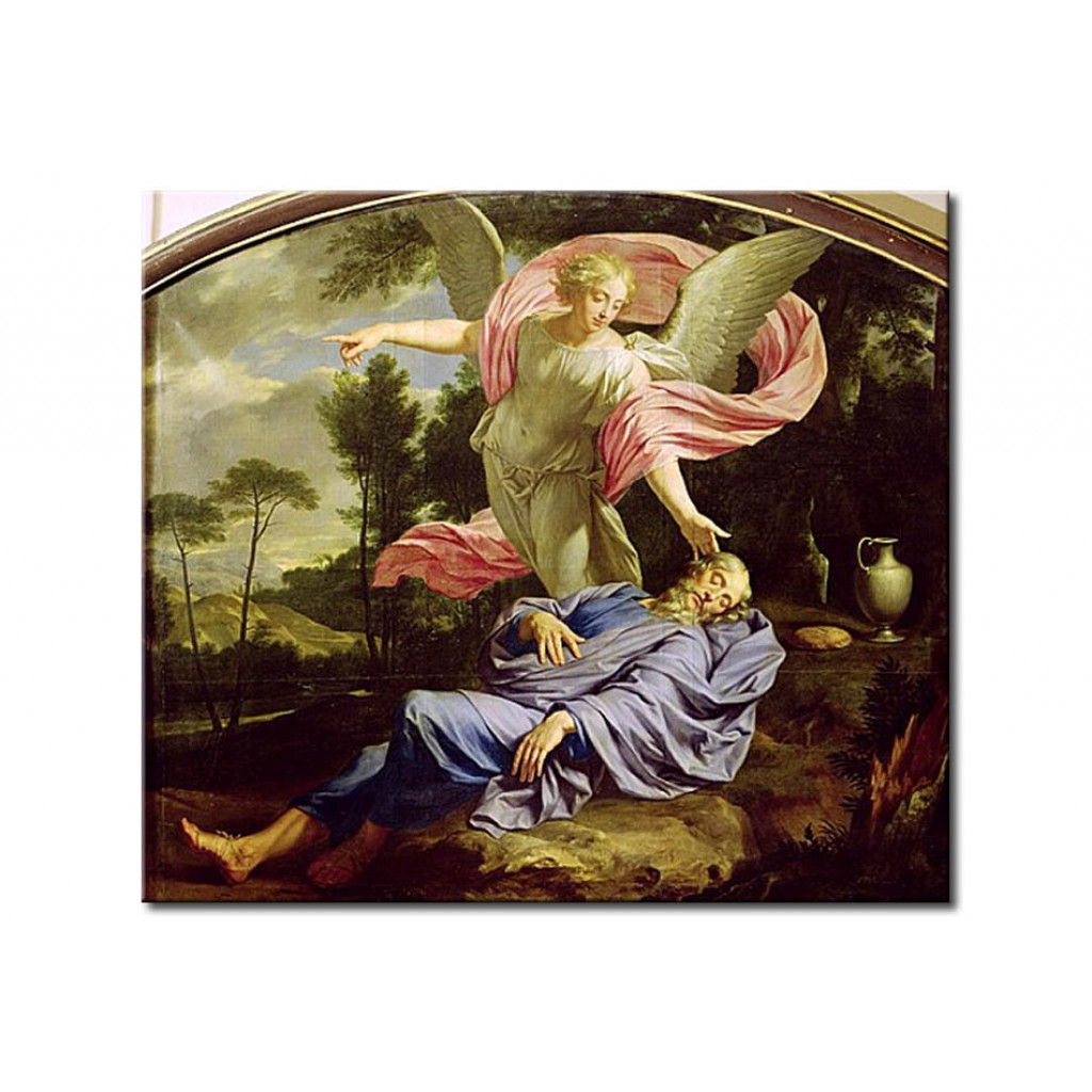 Schilderij  Philippe De Champaigne: The Dream Of Elijah