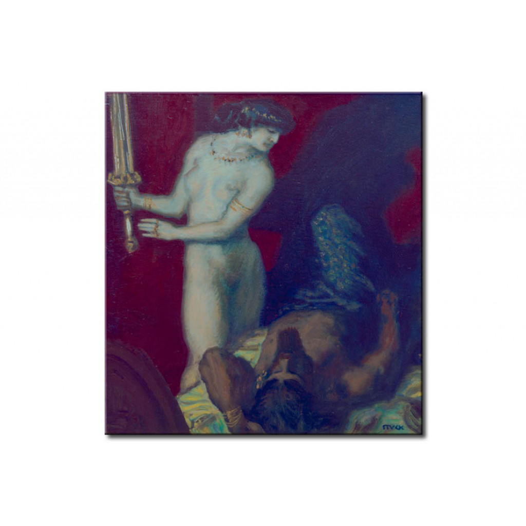 Schilderij  Franz Von Stuck: Judith Und Holofernes