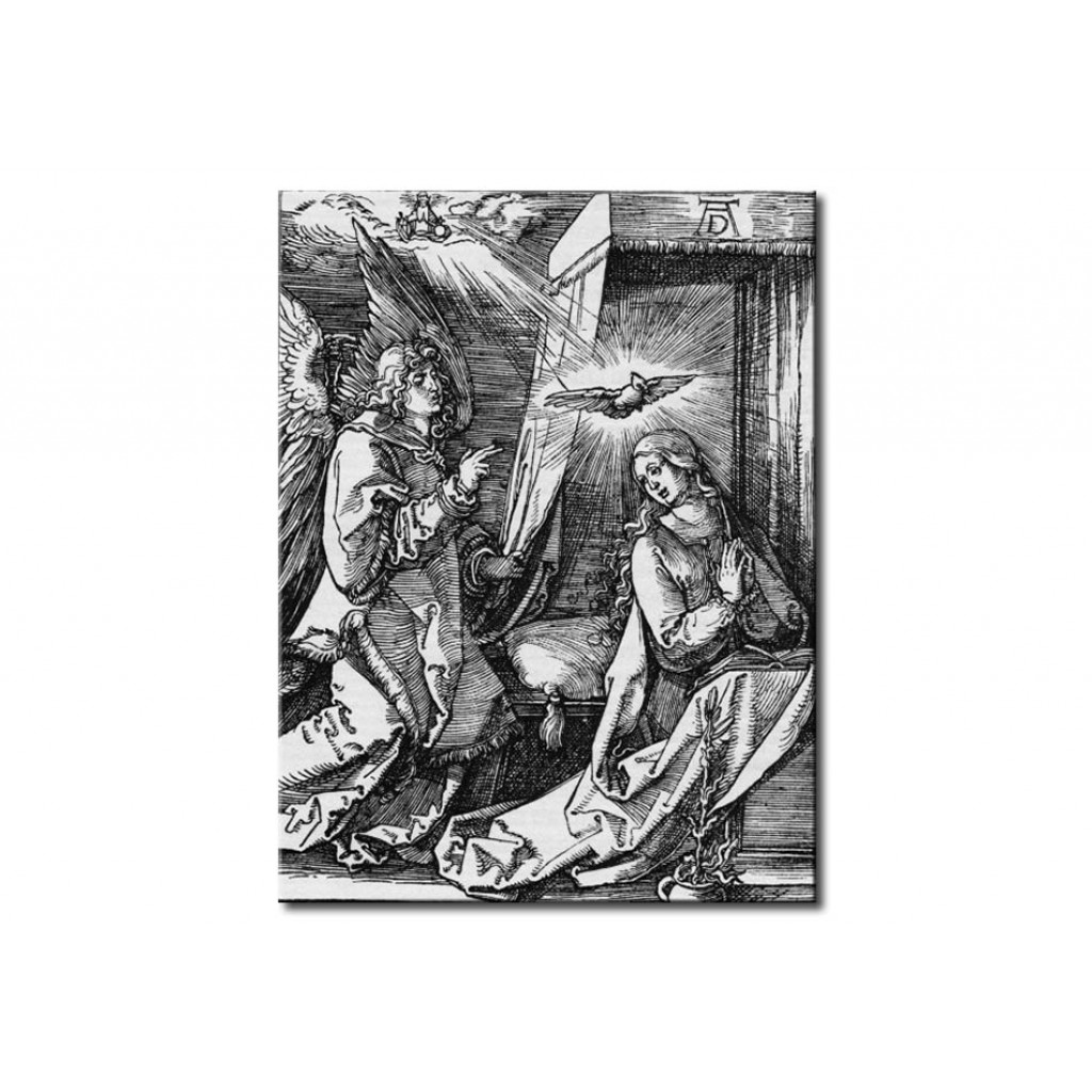 Schilderij  Albrecht Dürer: The Annunciation