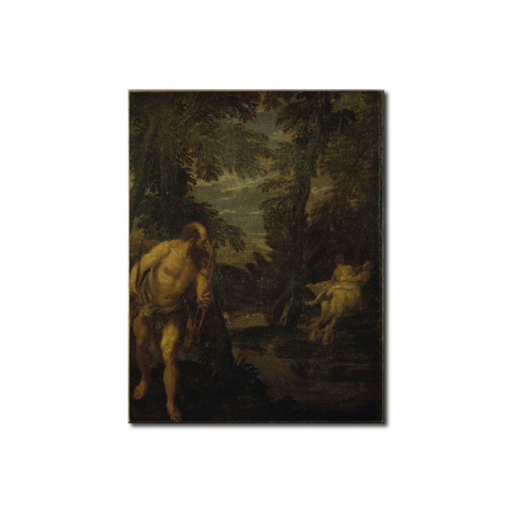 Målning Hercules, Deianira And The Centaur Nessus