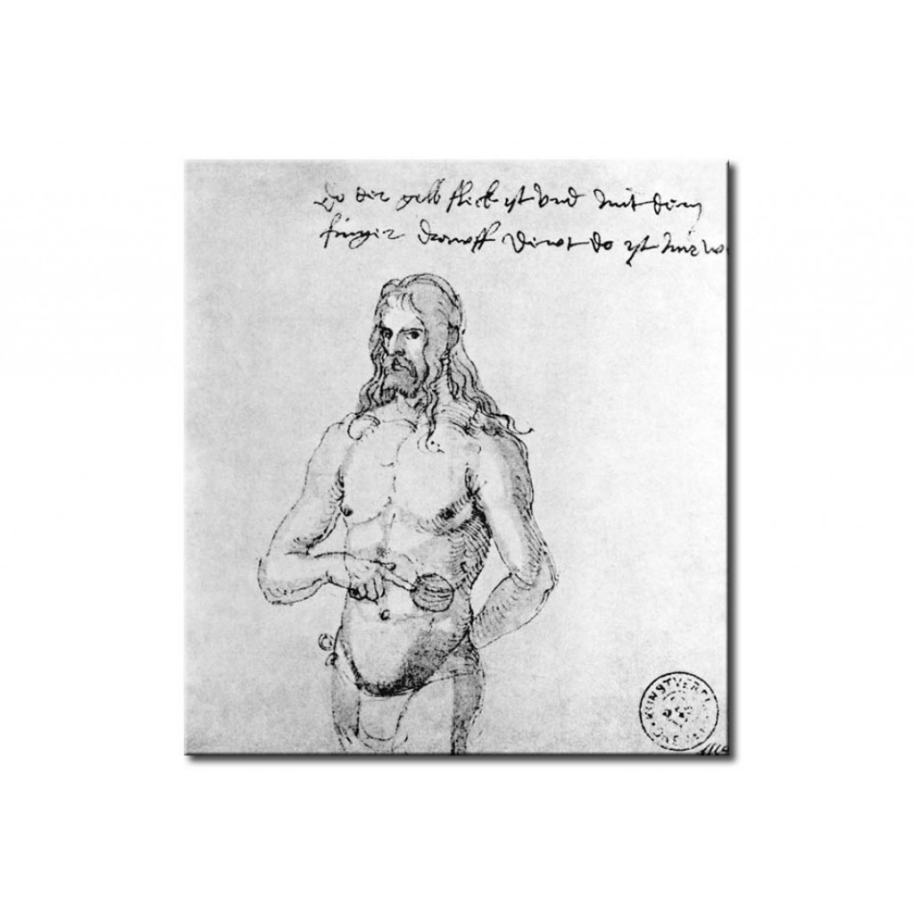 Schilderij  Albrecht Dürer: Der Kranke Dürer