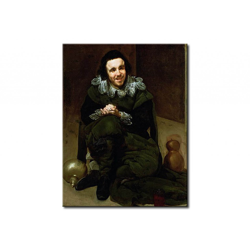 Schilderij  Diego Velázquez: The Buffoon Calabacillas, Mistakenly Called The Idiot Of Coria