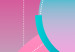 Quadro Astrazione geometrica - variazione di figure rosa e blu 117954 additionalThumb 5
