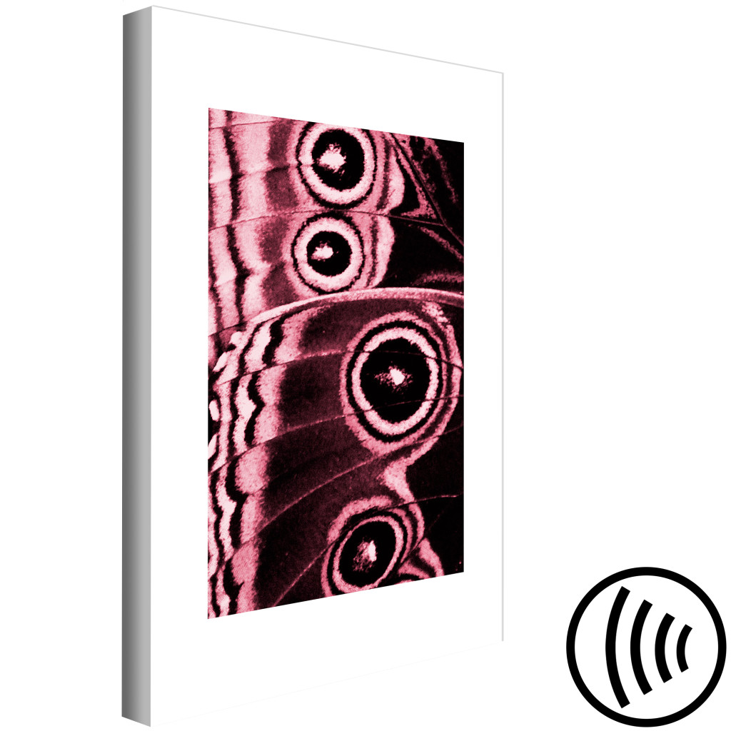 Obraz Skrzydła Motyla - Artystyczny Motyw Abstrakcyjny Przypominający Fioletowe I Różowe Skrzydła Motyla