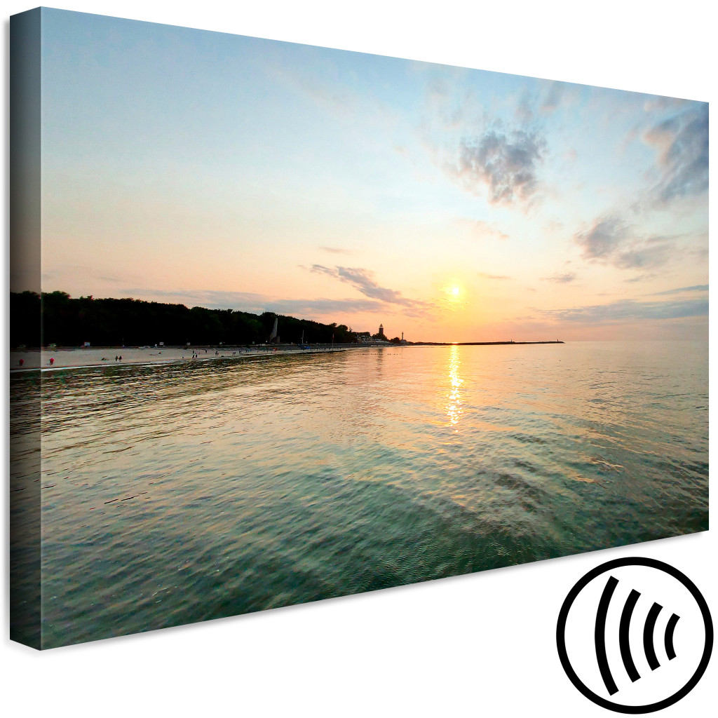 Schilderij  Zonsop- En Ondergangen: Seaside Sunset