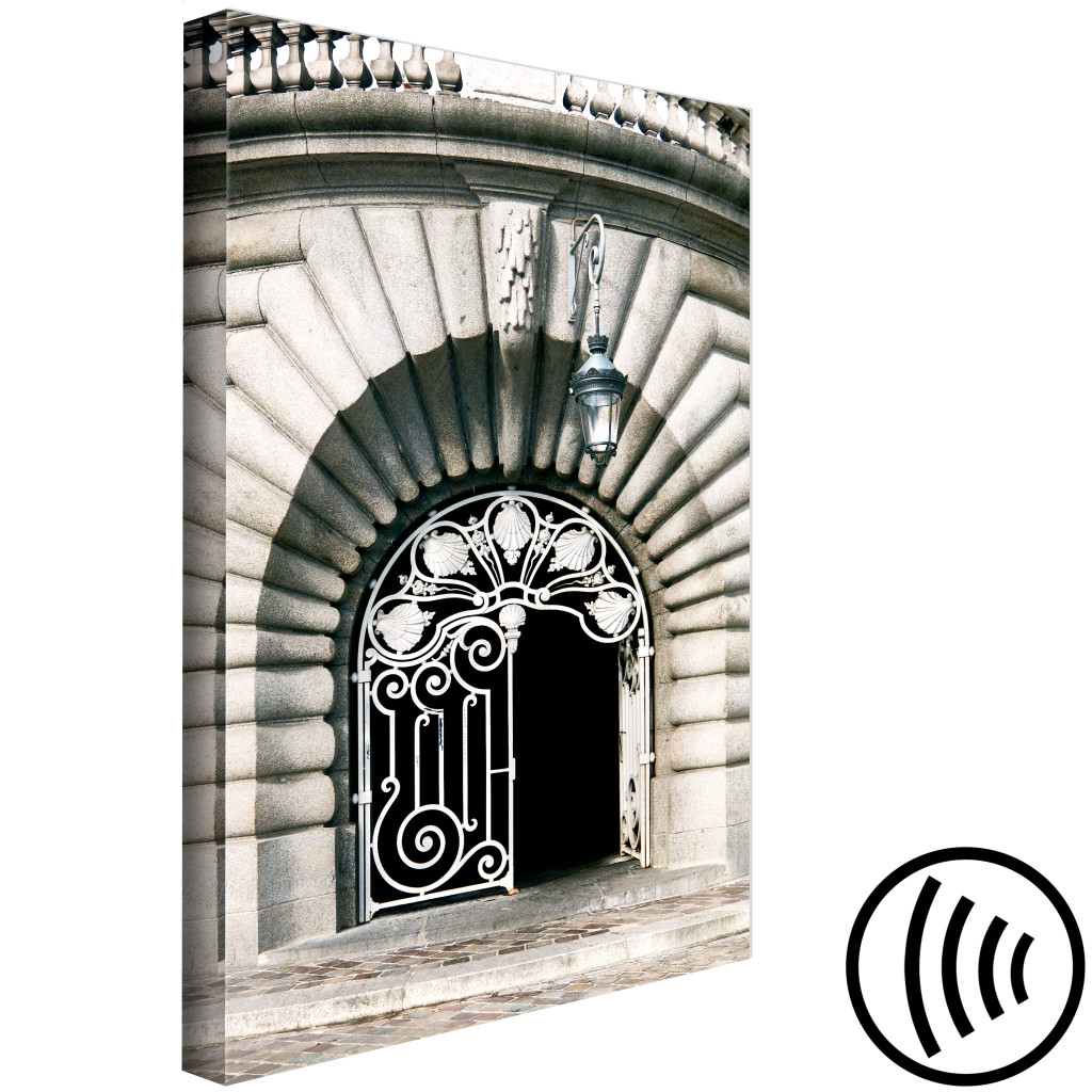 Obraz Kamienica Zdobiona Muszlami - Fotografia Architektury Paryża
