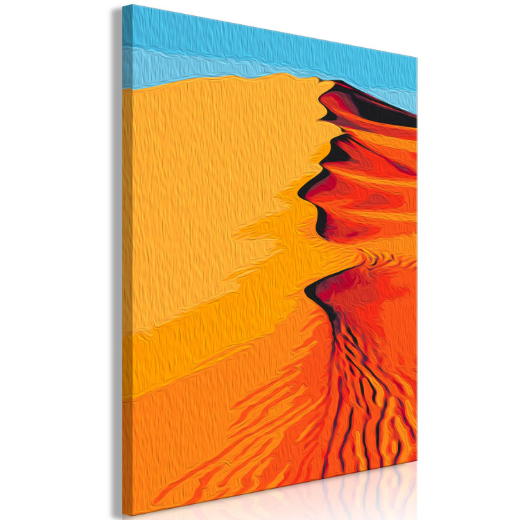 Obraz do malowania po numerach Gorące piaski - pomarańczowe wydmy na tle błękitnego nieba 145154 additionalImage 7