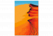 Obraz do malowania po numerach Gorące piaski - pomarańczowe wydmy na tle błękitnego nieba 145154 additionalThumb 4