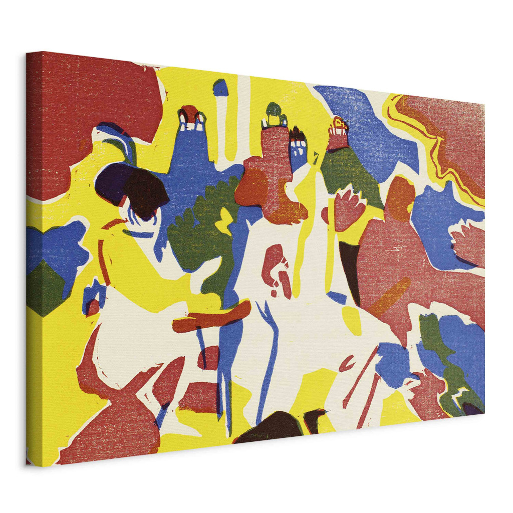 Duży Obraz XXL Brzmienie Malarstwa - Wyrazista I Kolorowa Kompozycja Kandinsky'ego [Large Format]