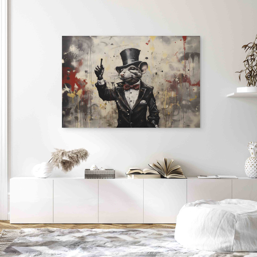 Pintura Rat In A Tailcoat - Graffiti Inspired By Banksy’s Work